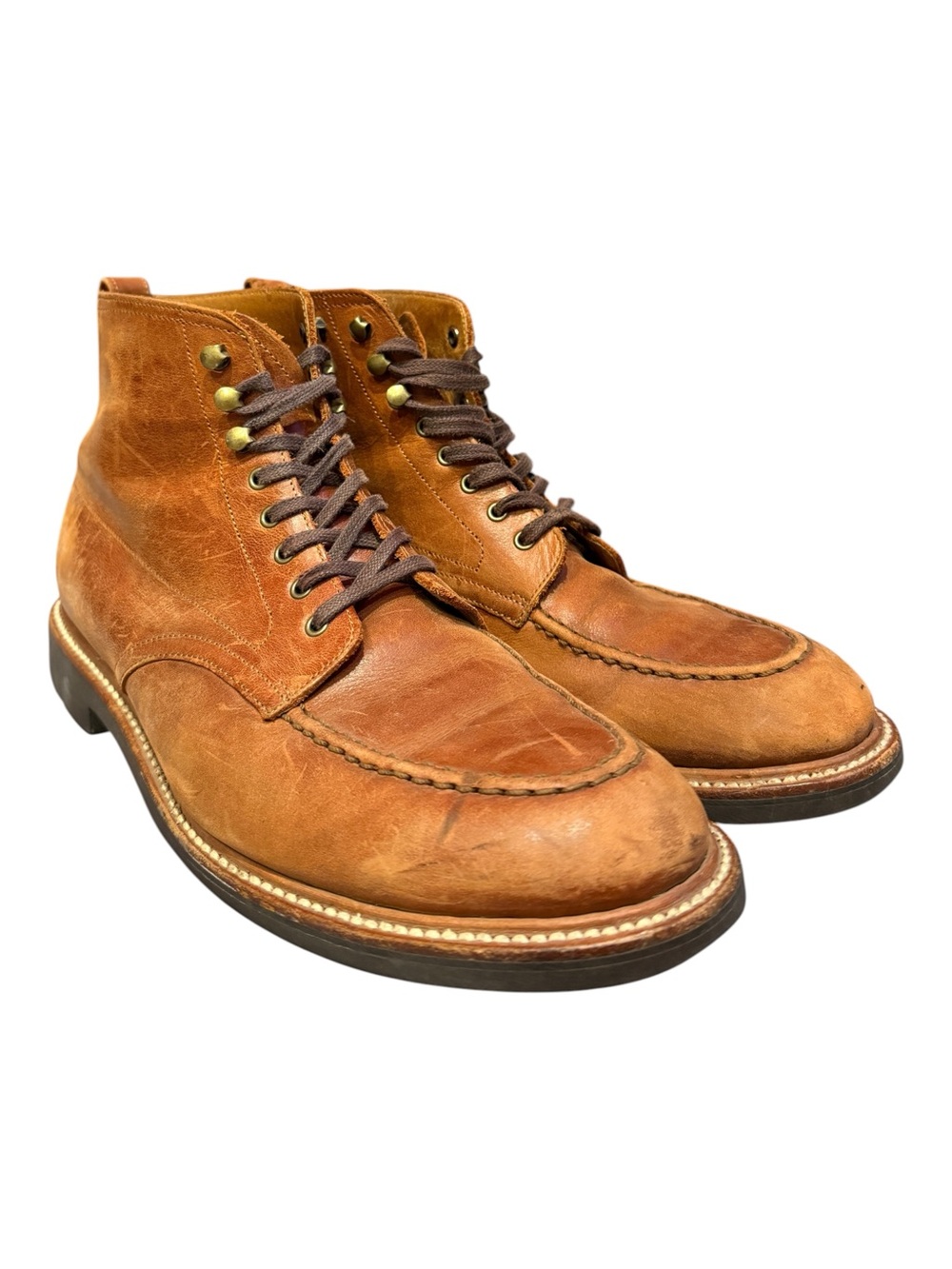 J. Crew Kenton Pacer Leather Boots Men’s Sz 10.5 - Picture 2 of 10